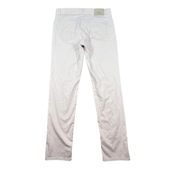 Brax Cream Cooper Fancy Pants Mens 34x34 Regular Fit Five Pocket Chino Trousers - Picture 2 of 11